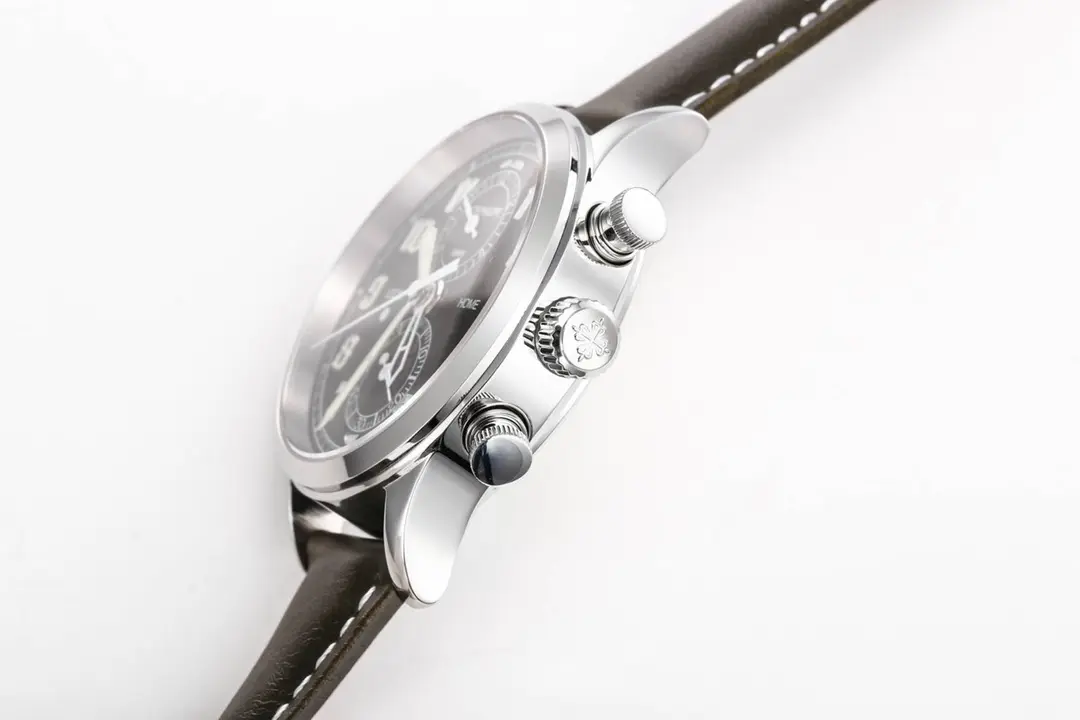 GR Factory Patek Philippe Complications 5924G Grey Leather Super Clone Replica Watch - 图片 5
