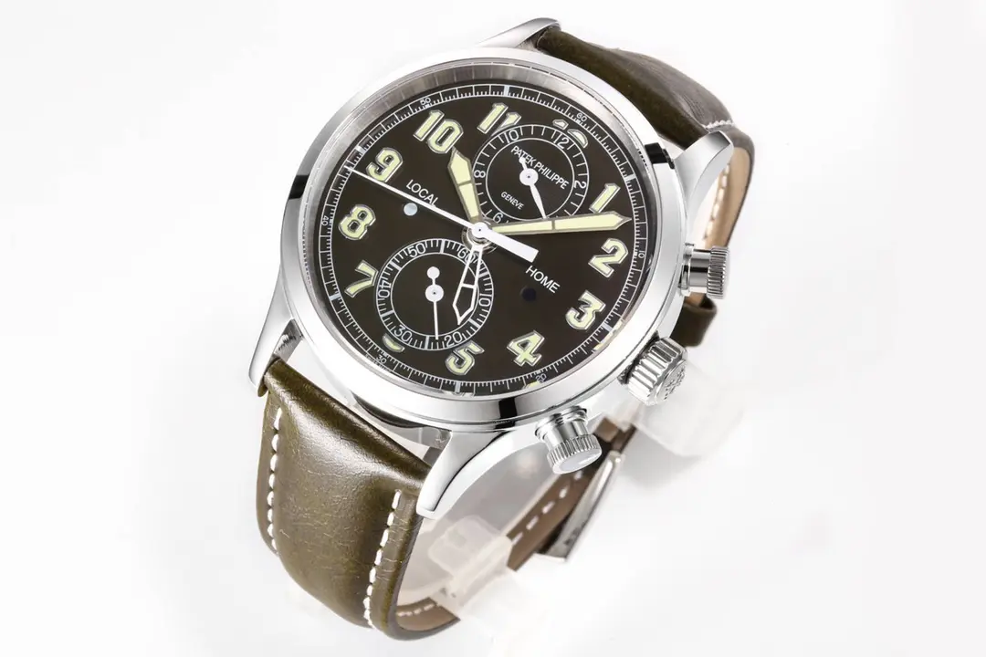 GR Factory Patek Philippe Complications 5924G Grey Leather Super Clone Replica Watch - 图片 9