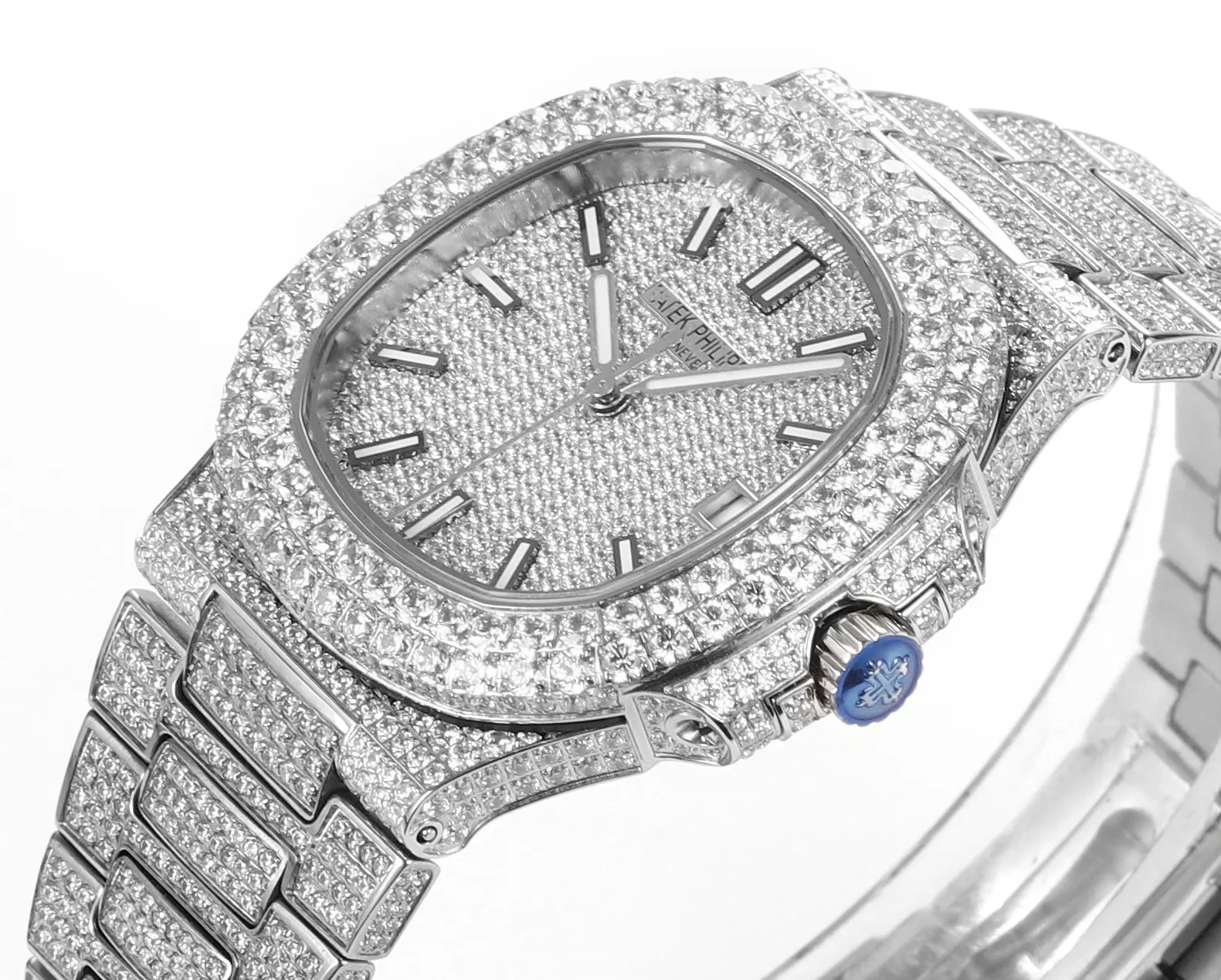 GR Factory Patek Philippe Nautilus 5719/10G White Gold Super Clone Replica Watch - 图片 5