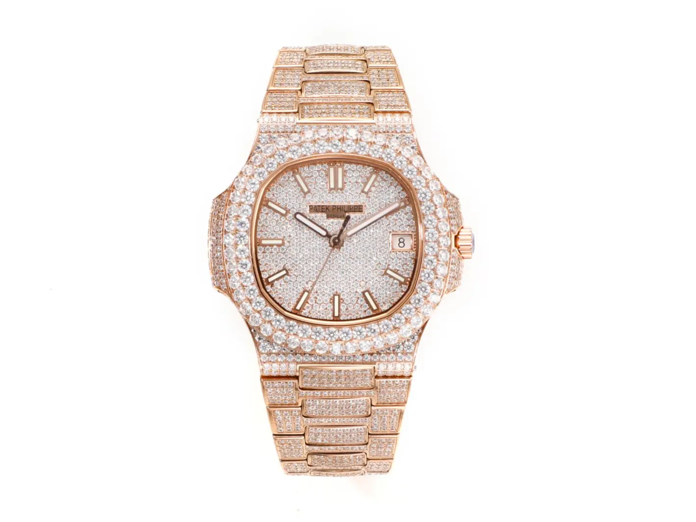 GR Factory Patek Philippe Nautilus 5719 White Gold Super Clone Replica Watch