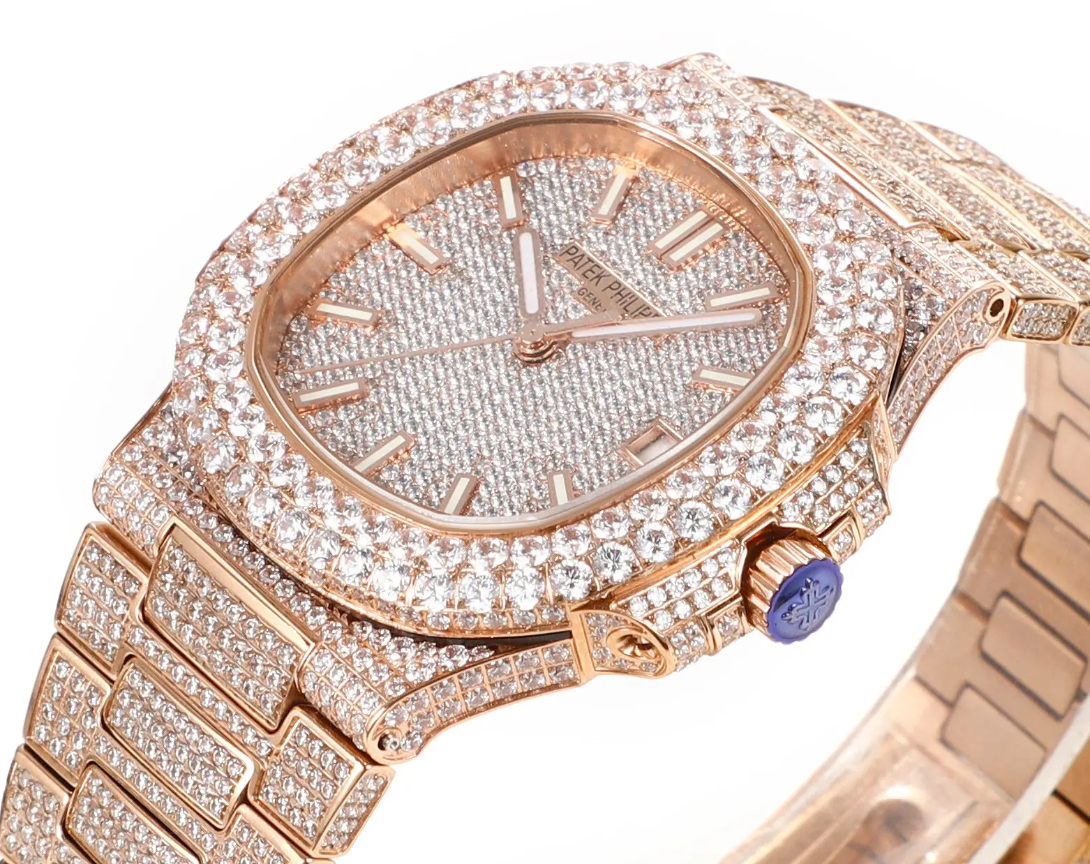 GR Factory Patek Philippe Nautilus 5719 White Gold Super Clone Replica Watch - 图片 5