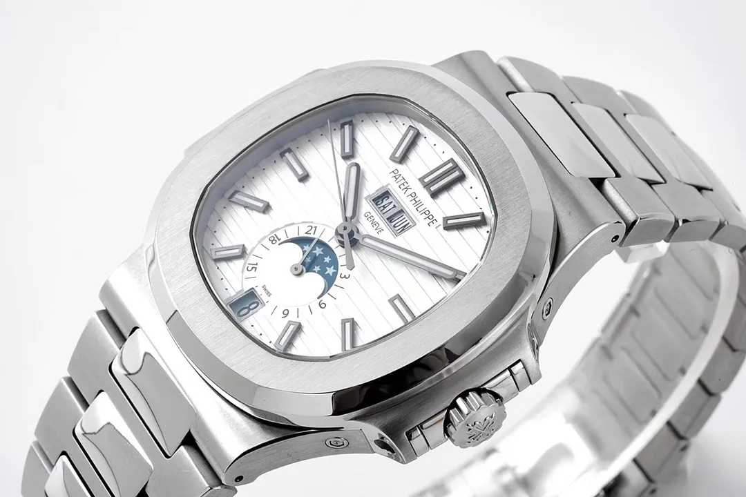 GR Factory Patek Philippe Nautilus 5726/1A Silver Super Clone Replica Watch - 图片 5