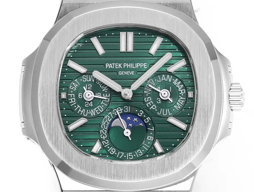 GR Factory Patek Philippe Nautilus 5740 Green Perpetual Super Clone Watch - 图片 2