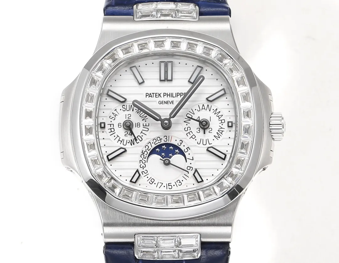 GR Factory Patek Philippe Nautilus 5740 White Blue Super Clone Replica Watch - 图片 2