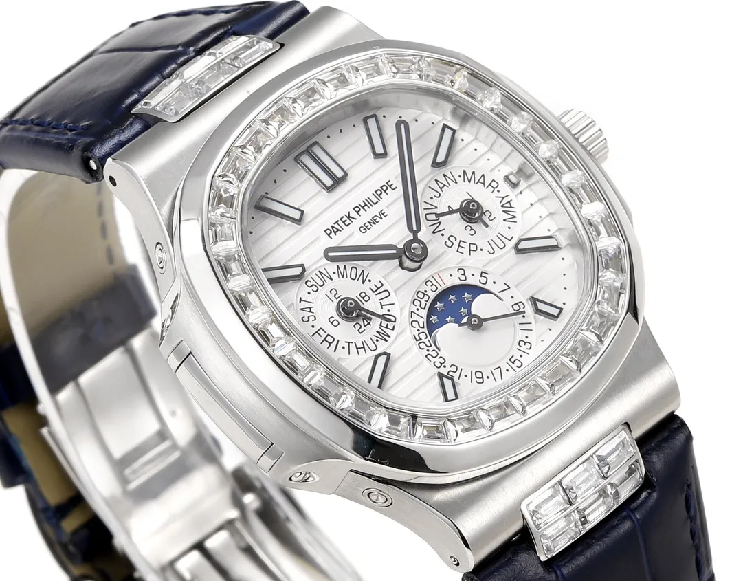 GR Factory Patek Philippe Nautilus 5740 White Blue Super Clone Replica Watch - 图片 5
