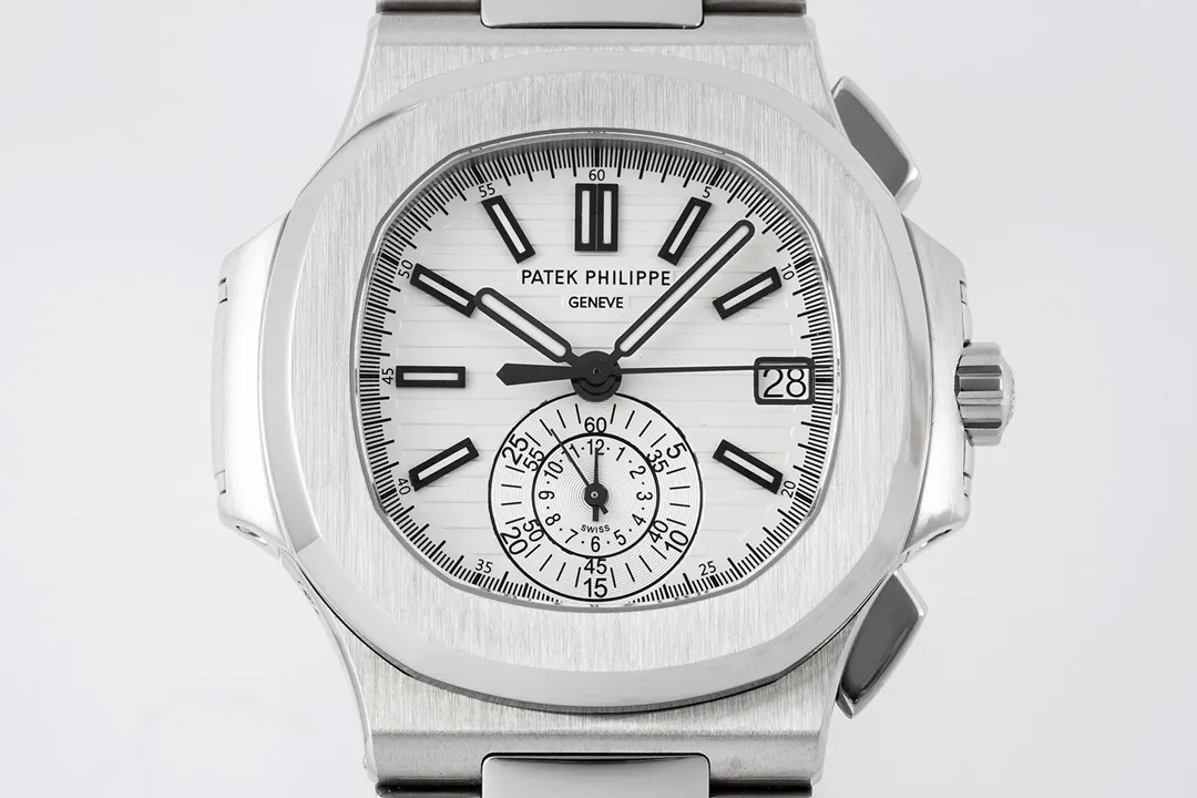 GR Factory Patek Philippe Nautilus 5980 Silver Chronograph – Premium Replica Watch & Super Clone Excellence - 图片 2