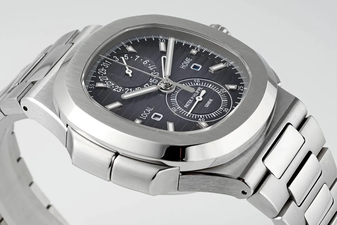 GR Factory SPP Nautilus 5990/1A Dual Time Steel Super Clone Watch - 图片 6