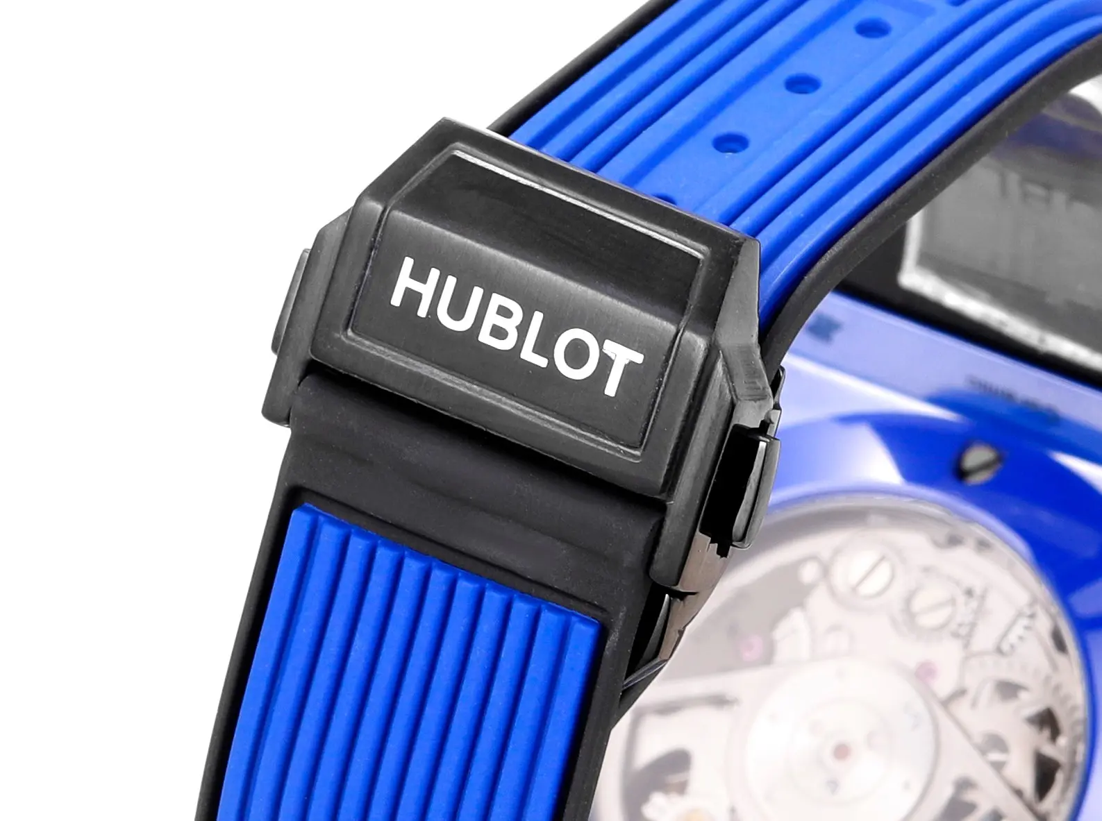 GS Factory Hublot Big Bang Unico Blue Ceramic Chronograph Watch – 45mm Rubber Strap, Super Clone Edition - 图片 9