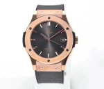 GS Factory Hublot Classic Fusion Rose Gold with Black Dial – 45mm Automatic Super Clone Watch