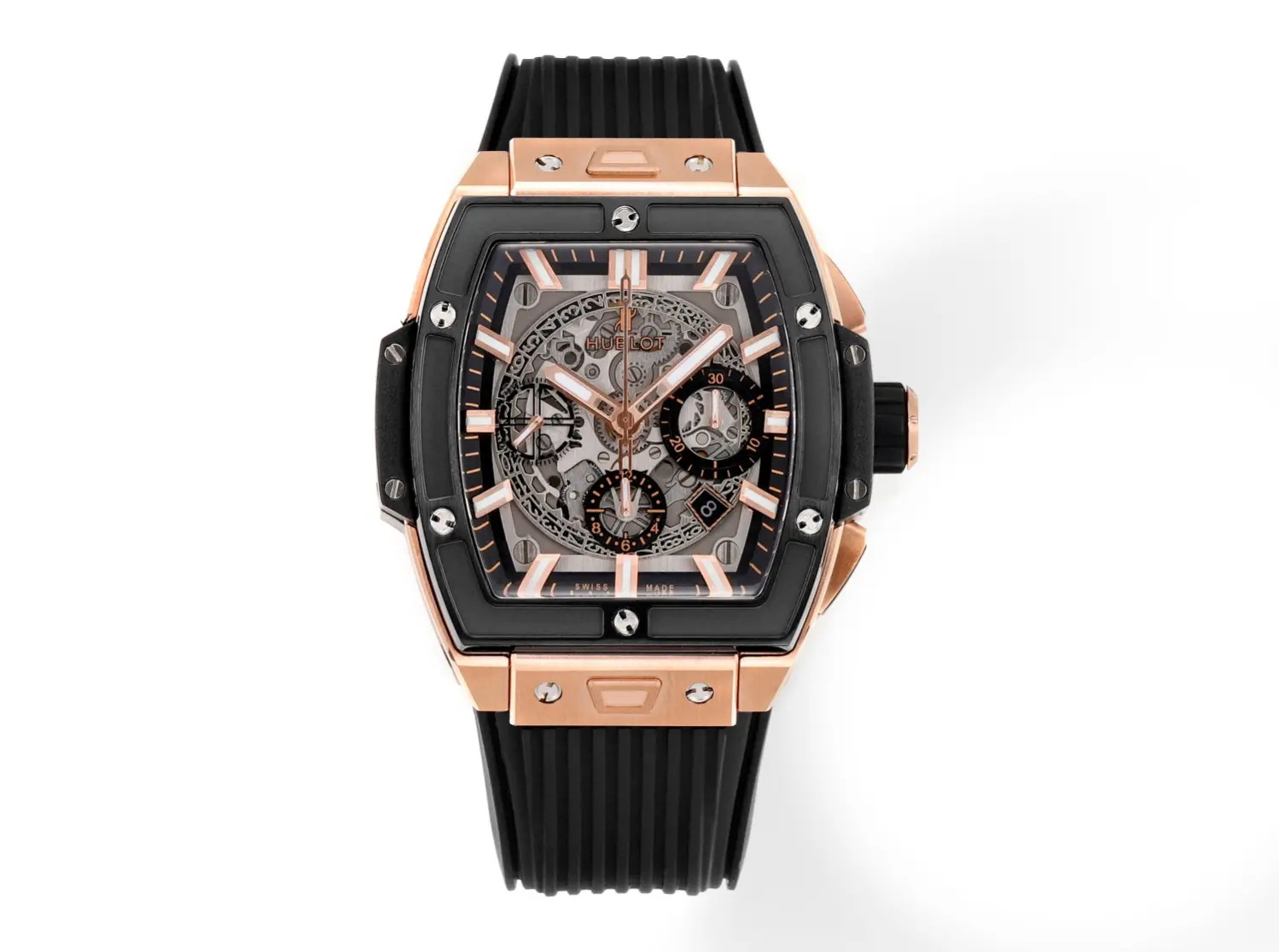 GS Factory HUBLOT Spirit of Big Bang Black & Rose Gold Limited Edition Watch – Model 642.NX.0170.RX – Super Clone Masterpiece