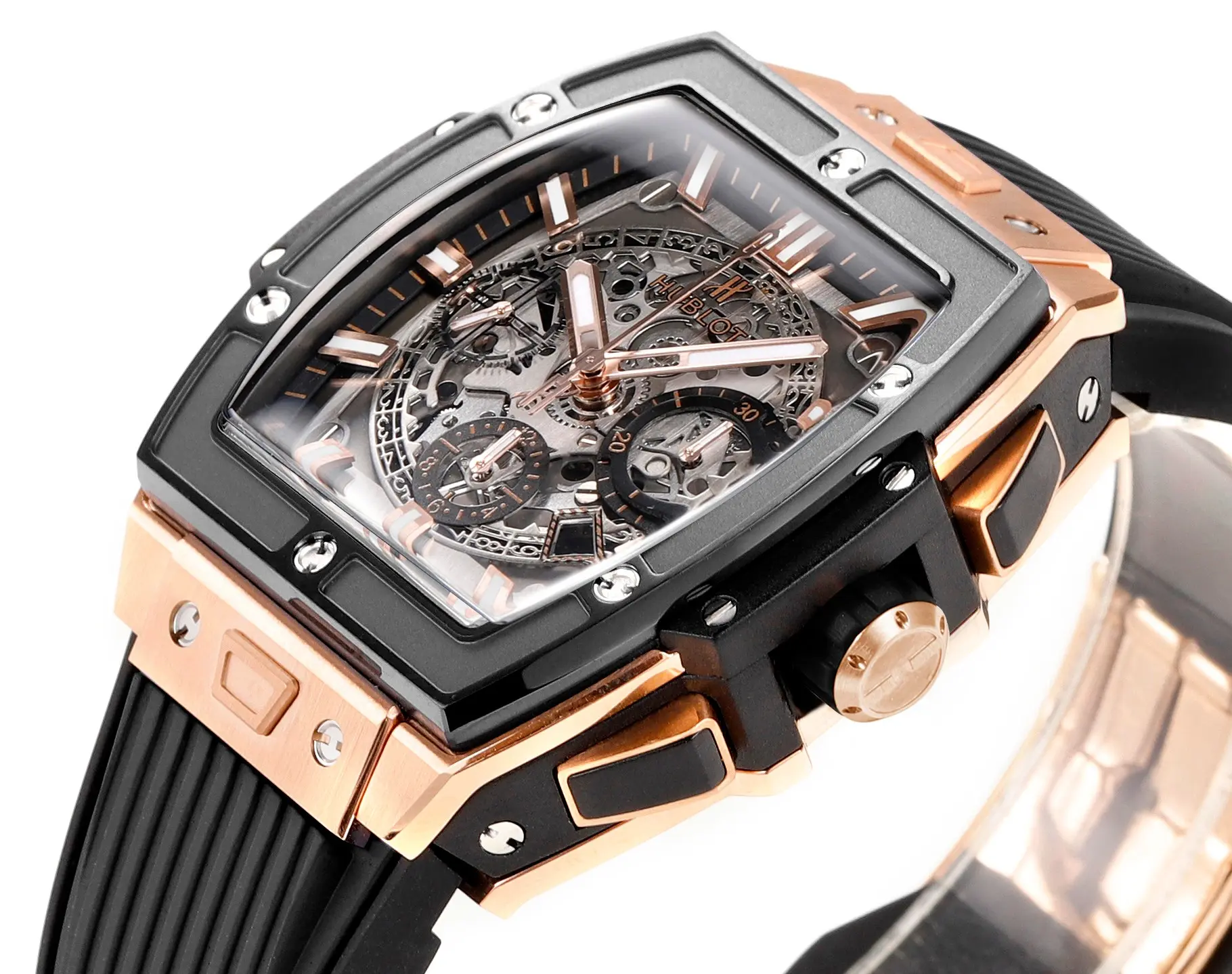 GS Factory HUBLOT Spirit of Big Bang Black & Rose Gold Limited Edition Watch – Model 642.NX.0170.RX – Super Clone Masterpiece - 图片 4