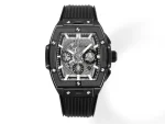 GS Factory HUBLOT Spirit of Big Bang Black Titanium & Resin Limited Edition Watch – Model 642.NX.0170.RX – Super Clone Masterpiece