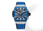 GS Factory HUBLOT Spirit of Big Bang Blue Titanium & Resin Limited Edition Watch – Model 642.NX.0170.RX – Best Replica Watch