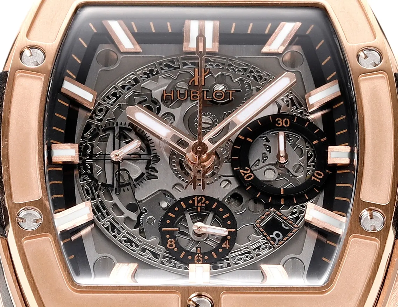 GS Factory HUBLOT Spirit of Big Bang King Gold Black Rubber Strap Limited Edition Watch – Model 642.NX.0170.RX – Super Clone Edition - 图片 5