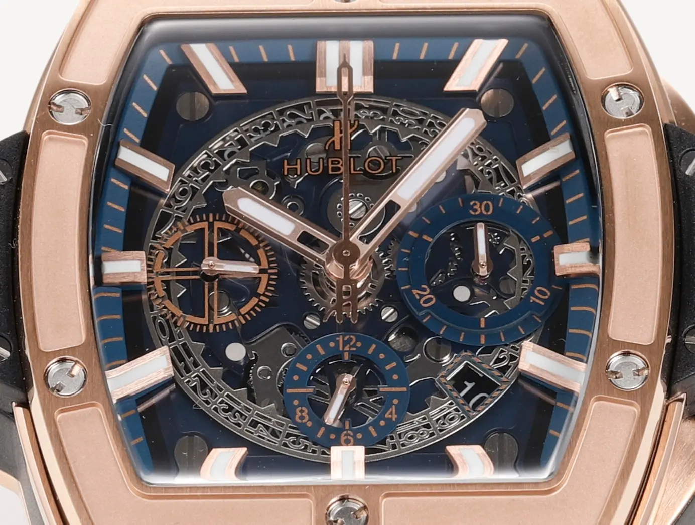 GS Factory Hublot Spirit of Big Bang King Gold Blue Limited Edition Super Clone Watch – Model 642.NX.0170.RX - 图片 5