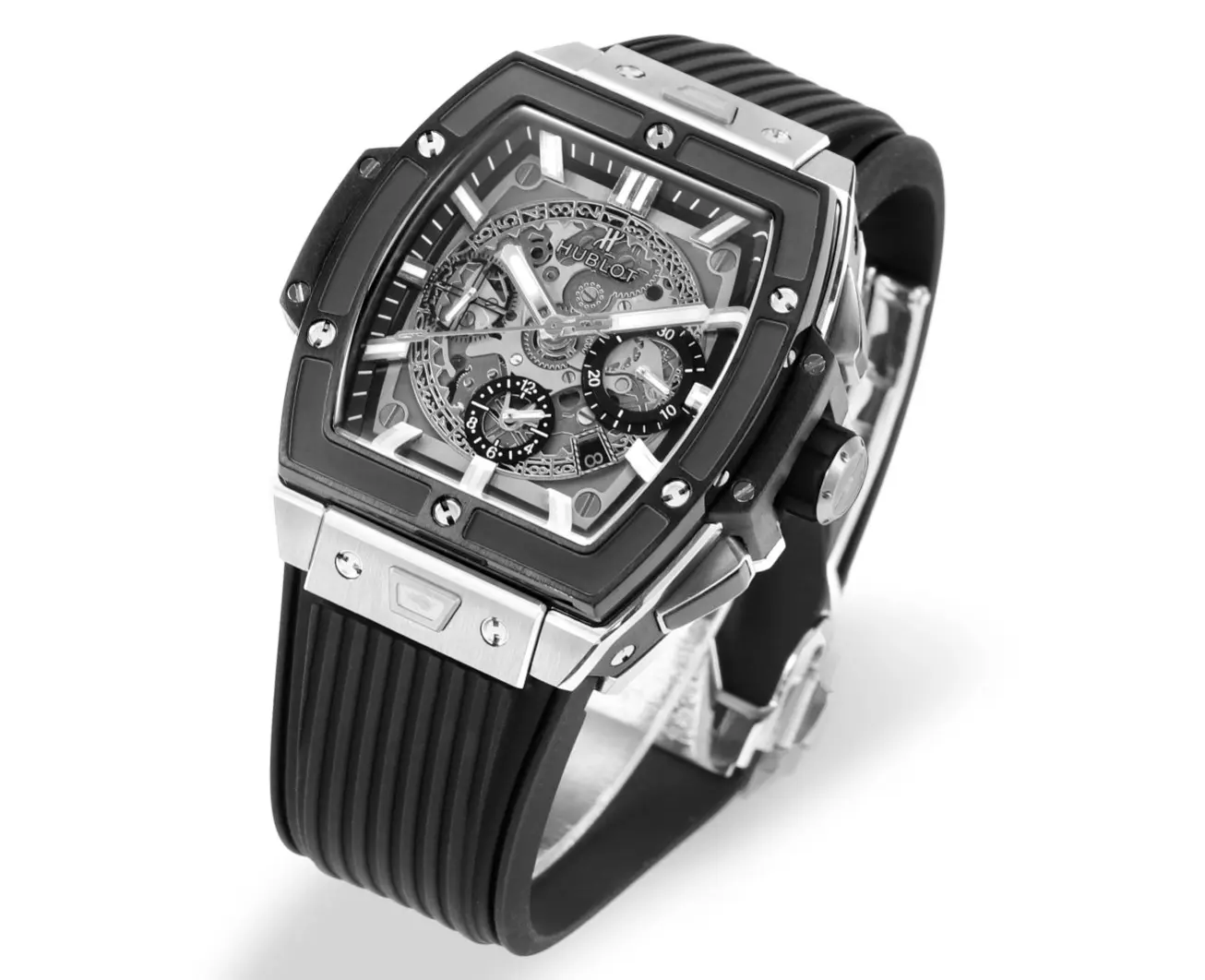GS Factory HUBLOT Spirit of Big Bang Titanium & Resin Black Limited Edition Watch – Model 642.NX.0170.RX – Super Clone Edition - 图片 2