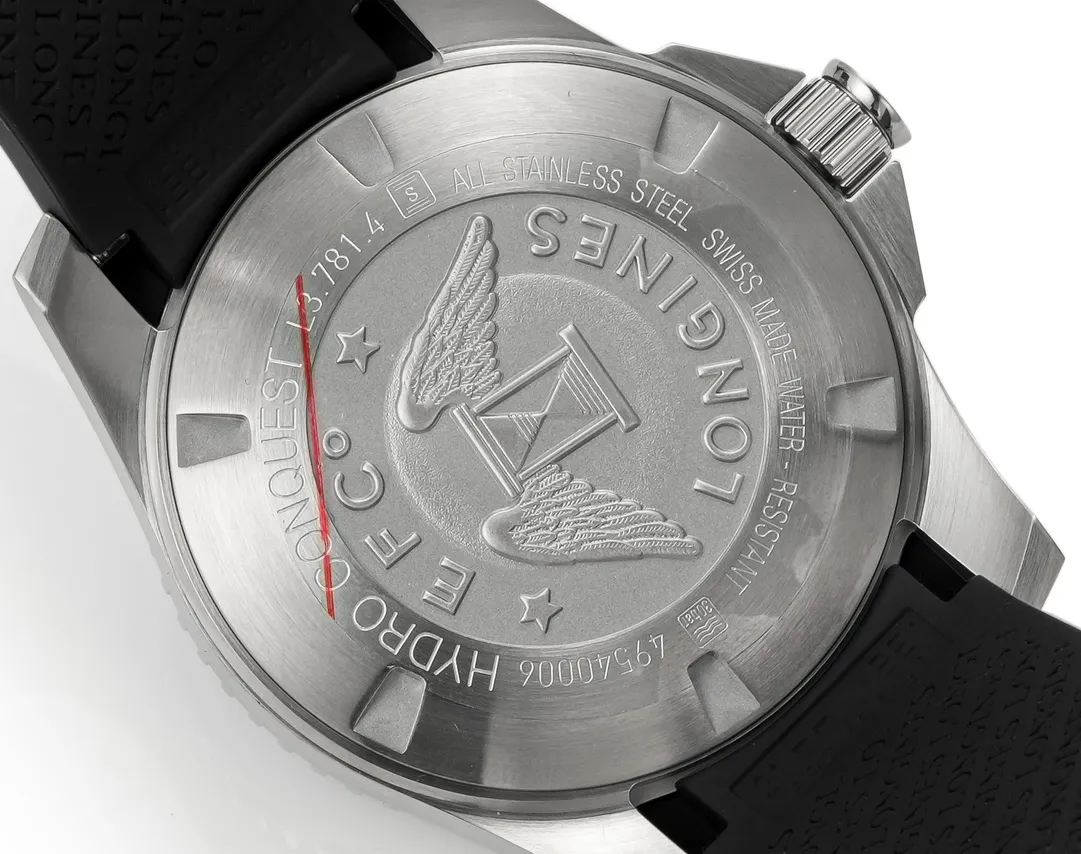 GS Factory Longines Conquest Black Dial Rubber Strap – Super Clone Watch - 图片 5