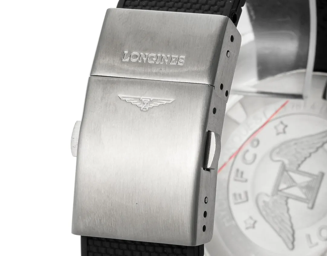GS Factory Longines Conquest Black Dial Rubber Strap – Super Clone Watch - 图片 8