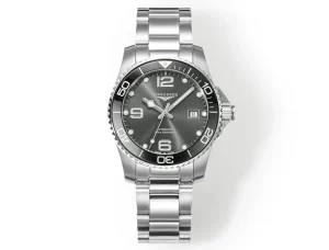 GS Factory Longines Conquest Black Dial Steel Watch – Best Super Clone Design