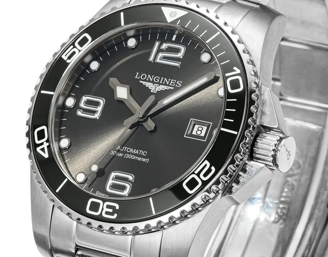 GS Factory Longines Conquest Black Dial Steel Watch – Best Super Clone Design - 图片 3