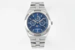 GS Factory Vacheron Constantin Overseas 4300V Perpetual Calendar Watch – Blue Dial, Stainless Steel Bracelet, Best Super Clone Edition
