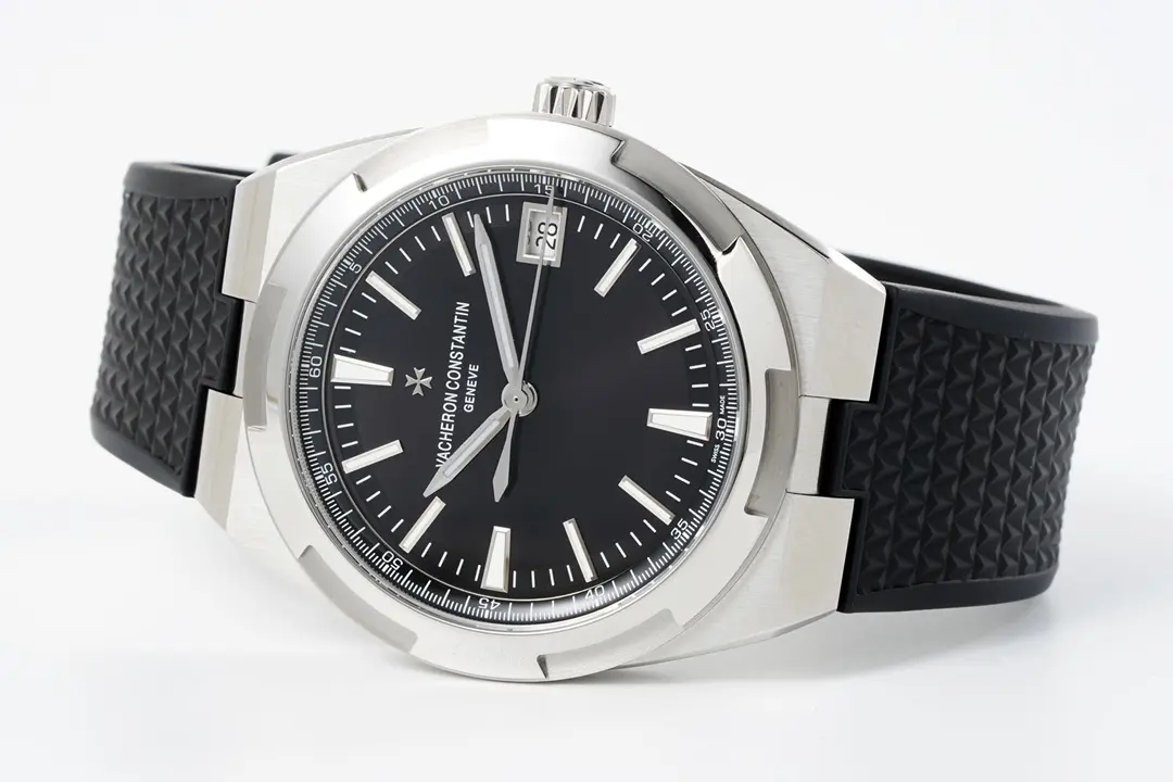 GS Factory Vacheron Constantin Overseas 4500V Series – Black Dial, Rubber Strap, Luxury Steel Super Clone Watch – Best Replica Quality - 图片 7
