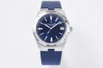 GS Factory Vacheron Constantin Overseas 4500V Series – Blue Dial, Rubber Strap, Luxury Steel Super Clone Watch – Best Replica Quality