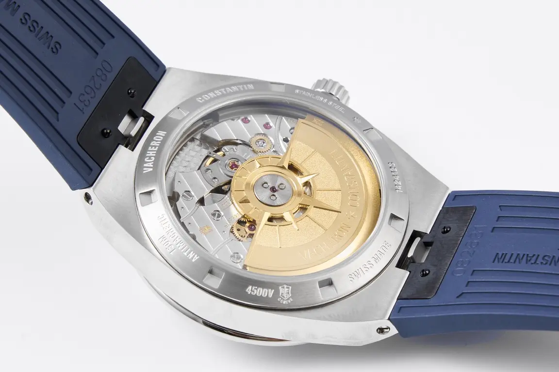 GS Factory Vacheron Constantin Overseas 4500V Series – Blue Dial, Rubber Strap, Luxury Steel Super Clone Watch – Best Replica Quality - 图片 7