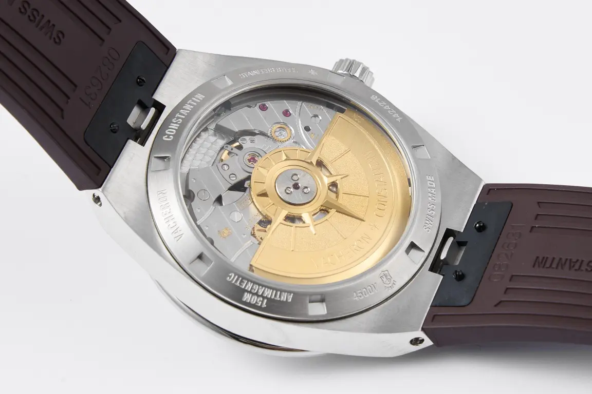 GS Factory Vacheron Constantin Overseas 4500V Series – Brown Dial, Rubber Strap, Luxury Steel Super Clone Watch – Best Replica Quality - 图片 8