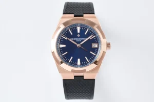 GS Factory Vacheron Constantin Overseas 4500V Series – Rose Gold Case, Blue Dial, Rubber Strap Best Replica Watch
