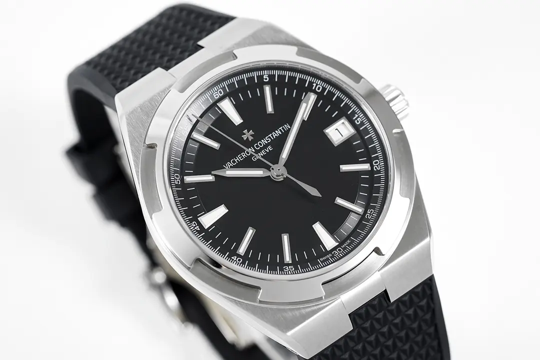 GS Factory Vacheron Constantin Overseas Automatic Watch – Black Dial, Stainless Steel Case, Rubber Strap with Interchangeable System, Top Super Clone Watches Design - 图片 5