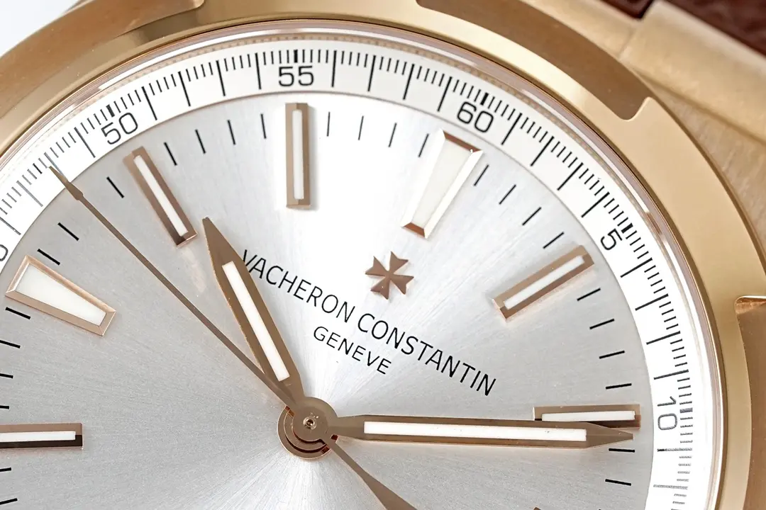 GS Factory Vacheron Constantin Overseas Automatic Watch – Rose Gold Case, Brown Strap, Interchangeable Band System, Super Clone Watch - 图片 6
