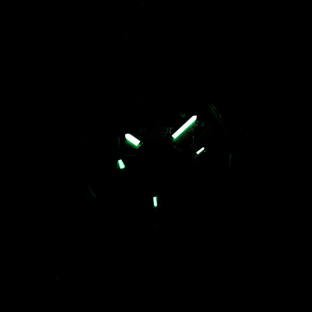 HB Factory Hublot Big Bang 44mm Black Ceramic & Stainless Steel Chronograph Watch with Rubber Strap – Super Clone Edition - 图片 9
