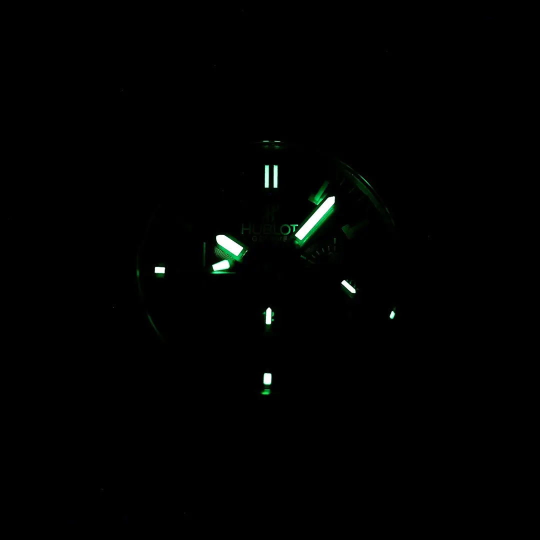 HB Factory Hublot Big Bang 44mm Black Rubber Strap Chronograph Watch – Silver Case | Super Clone Watch - 图片 9