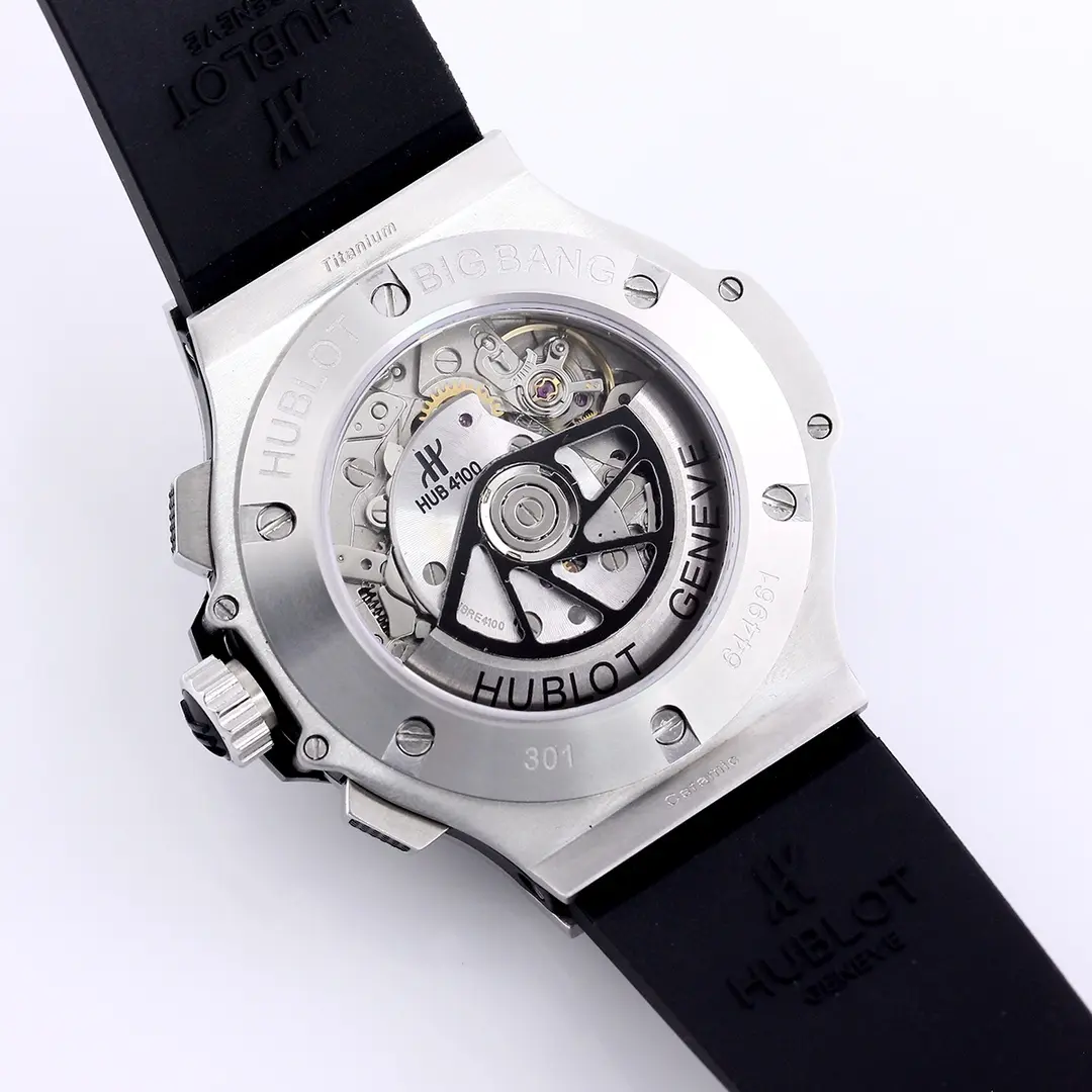 HB Factory HUBLOT Big Bang 44mm Black Rubber Strap Chronograph Watch – Stainless Steel Case | Super Clone Watch - 图片 7