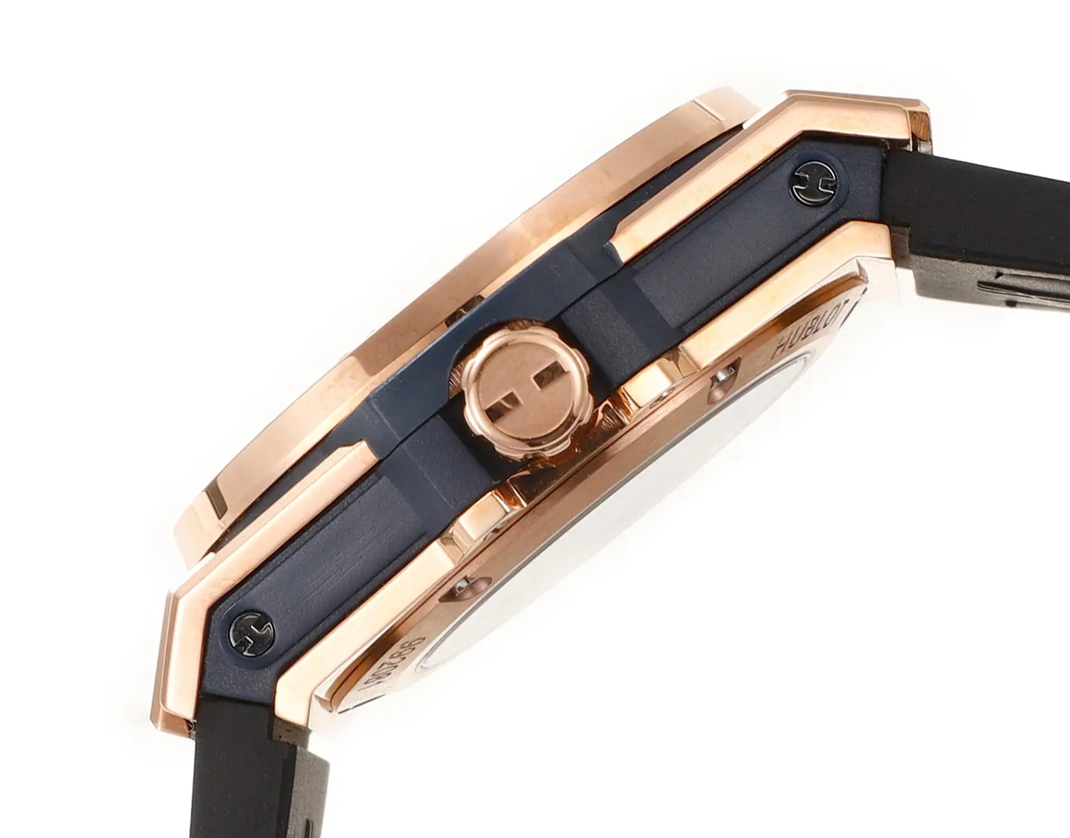 HB Factory HUBLOT Big Bang One-Click 39mm Rose Gold Blue Dial Diamond Set Automatic Super Clone Watch - 图片 5