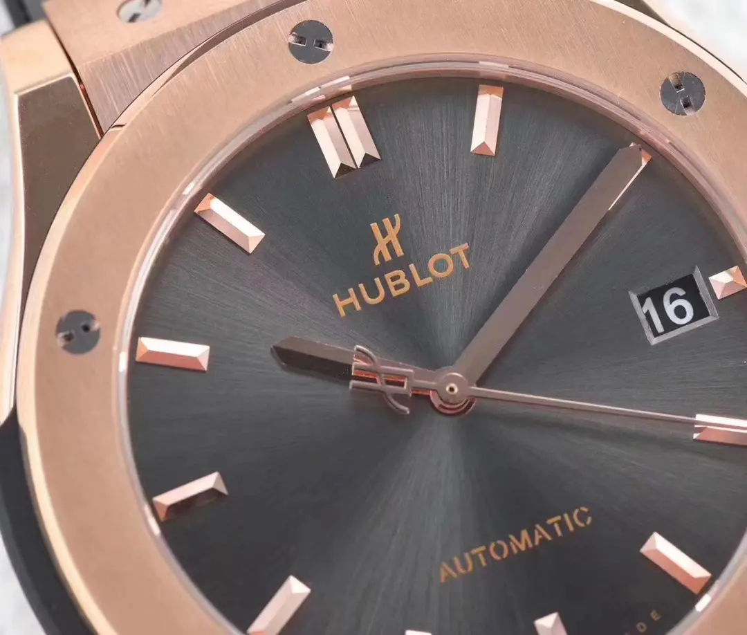 HB Factory Hublot Classic Fusion Rose Gold with Black Dial – 45mm Automatic Super Clone Watch - 图片 3