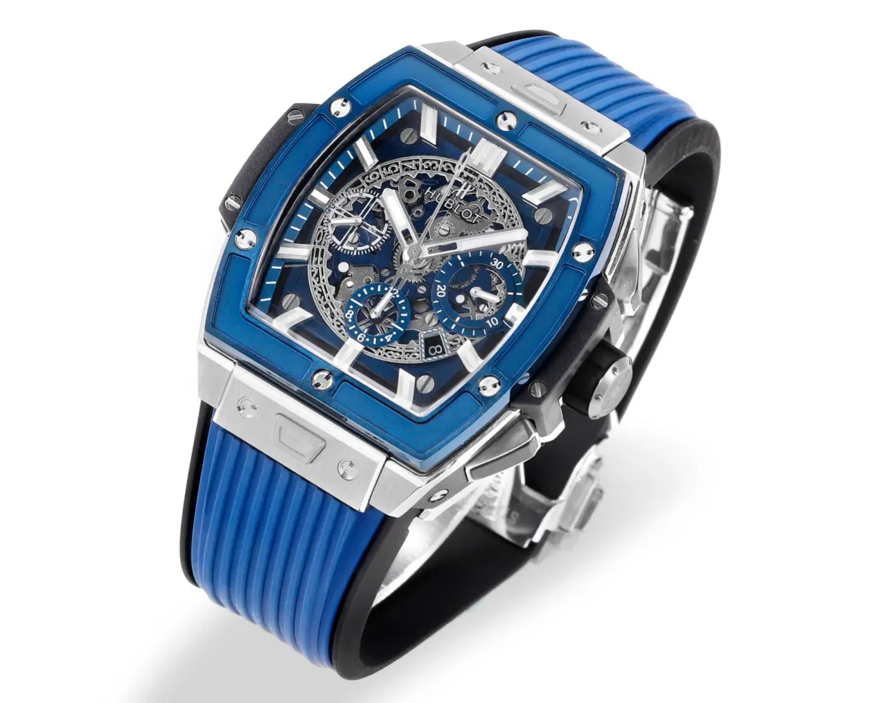 HB Factory HUBLOT Spirit of Big Bang Blue Titanium & Resin Limited Edition Watch – Model 642.NX.0170.RX – Best Replica Watch - 图片 2