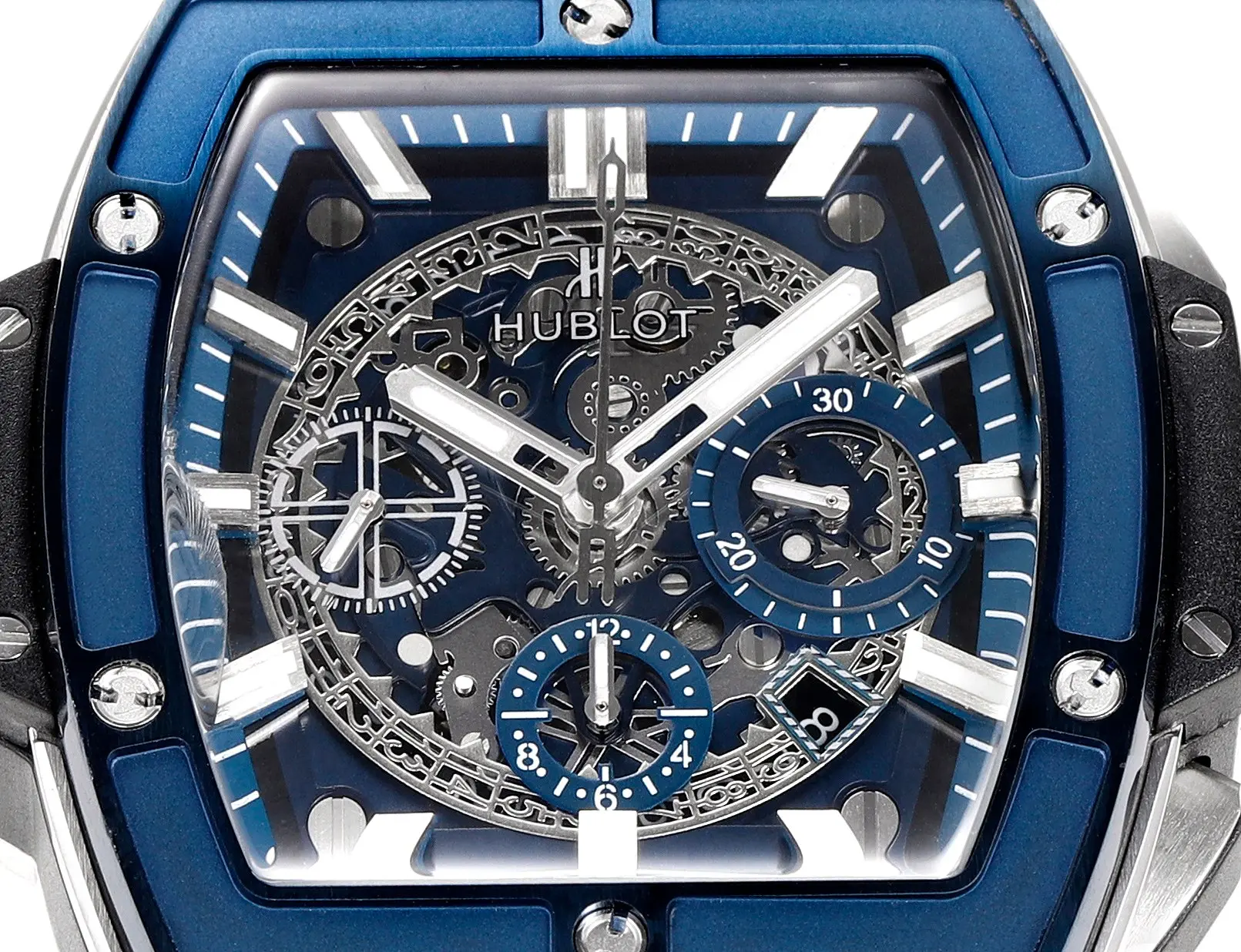 HB Factory HUBLOT Spirit of Big Bang Blue Titanium & Resin Limited Edition Watch – Model 642.NX.0170.RX – Best Replica Watch - 图片 5