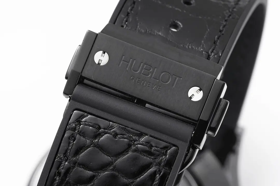 ZF Factory Hublot Classic Fusion Black Ceramic Watch with Alligator Strap – 42mm, Automatic Movement, Super Clone Quality - 图片 2