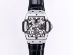 ZF Factory Hublot Masterpiece 906 Tourbillon Watch – Rose Gold/Platinum, Black Leather Strap, Super Clone Edition