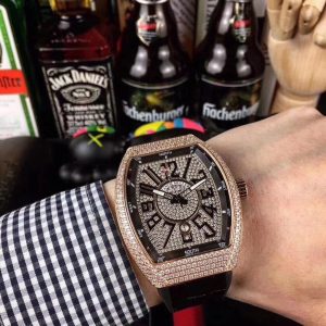Iced Out Franck Muller Vanguard V45 Replica • Super Clone Watches