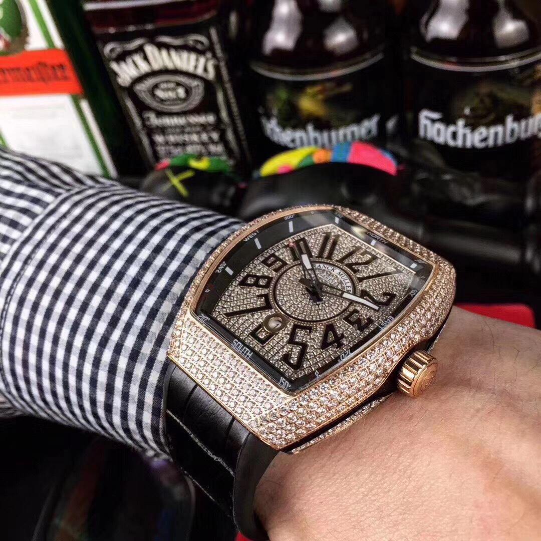 Iced Out Franck Muller Vanguard V45 Replica • Super Clone Watches - 图片 2