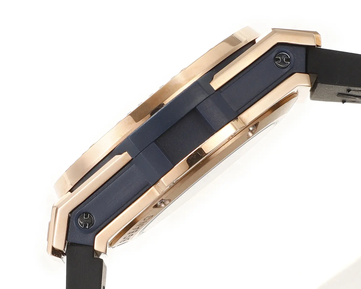 JB Factory HUBLOT Big Bang One-Click 39mm Rose Gold Blue Dial Diamond Set Automatic Super Clone Watch - 图片 6
