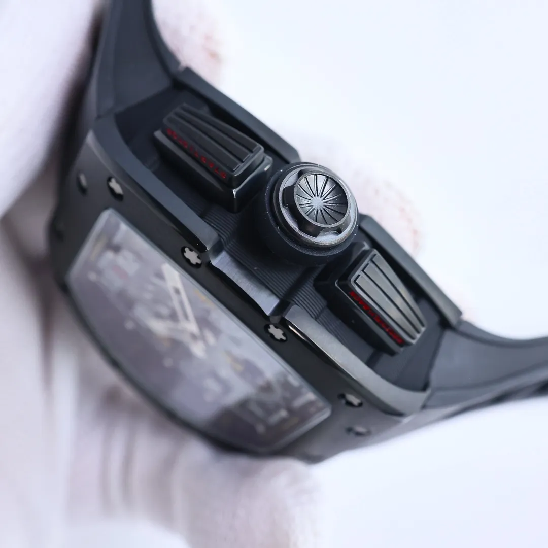 JB Factory Richard Mille RM011-FM Black Chronograph Super Clone Watch – Premium Replica Richard Mille - 图片 4