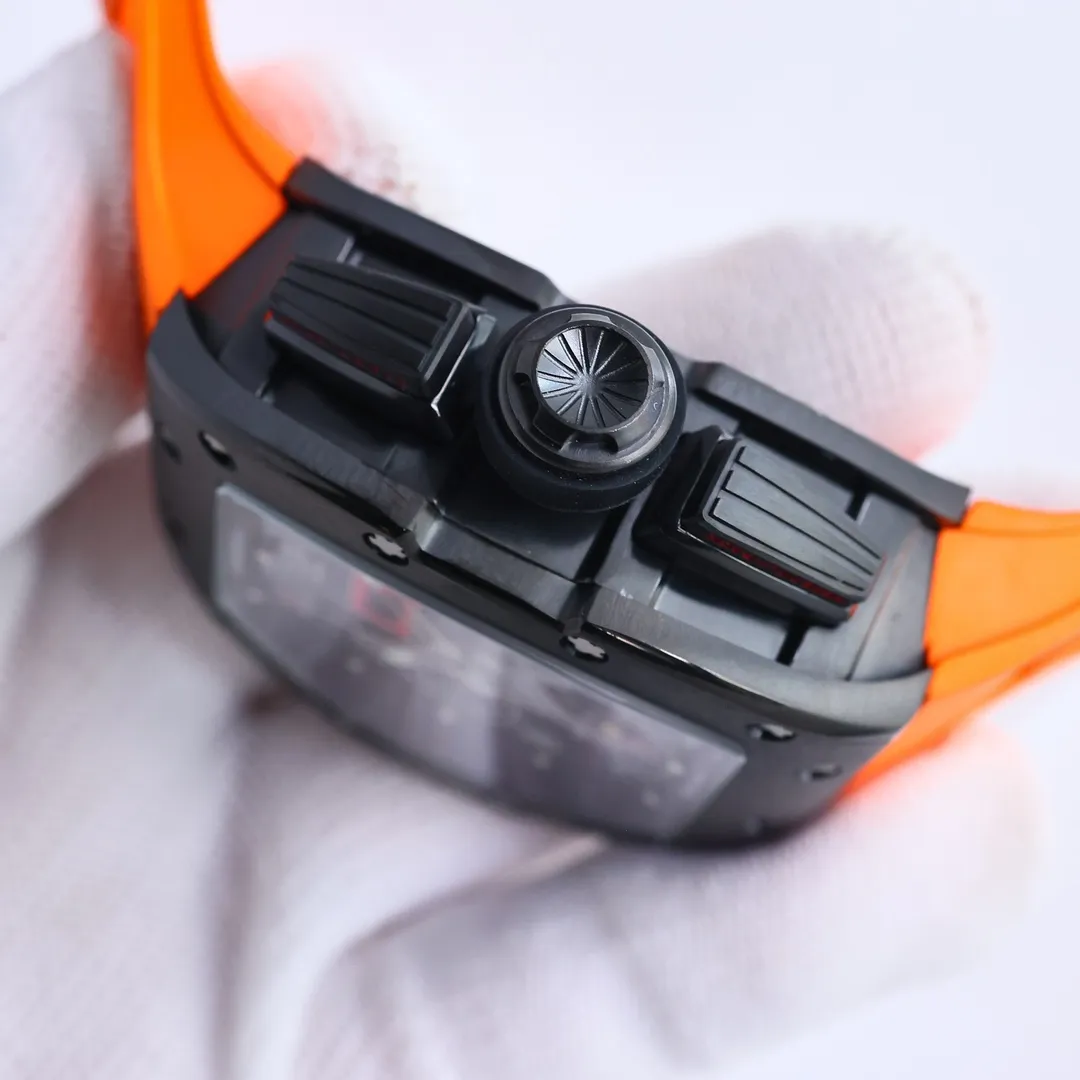 JB Factory Richard Mille RM011-FM Black Orange Super Clone Luxury Watch - 图片 4