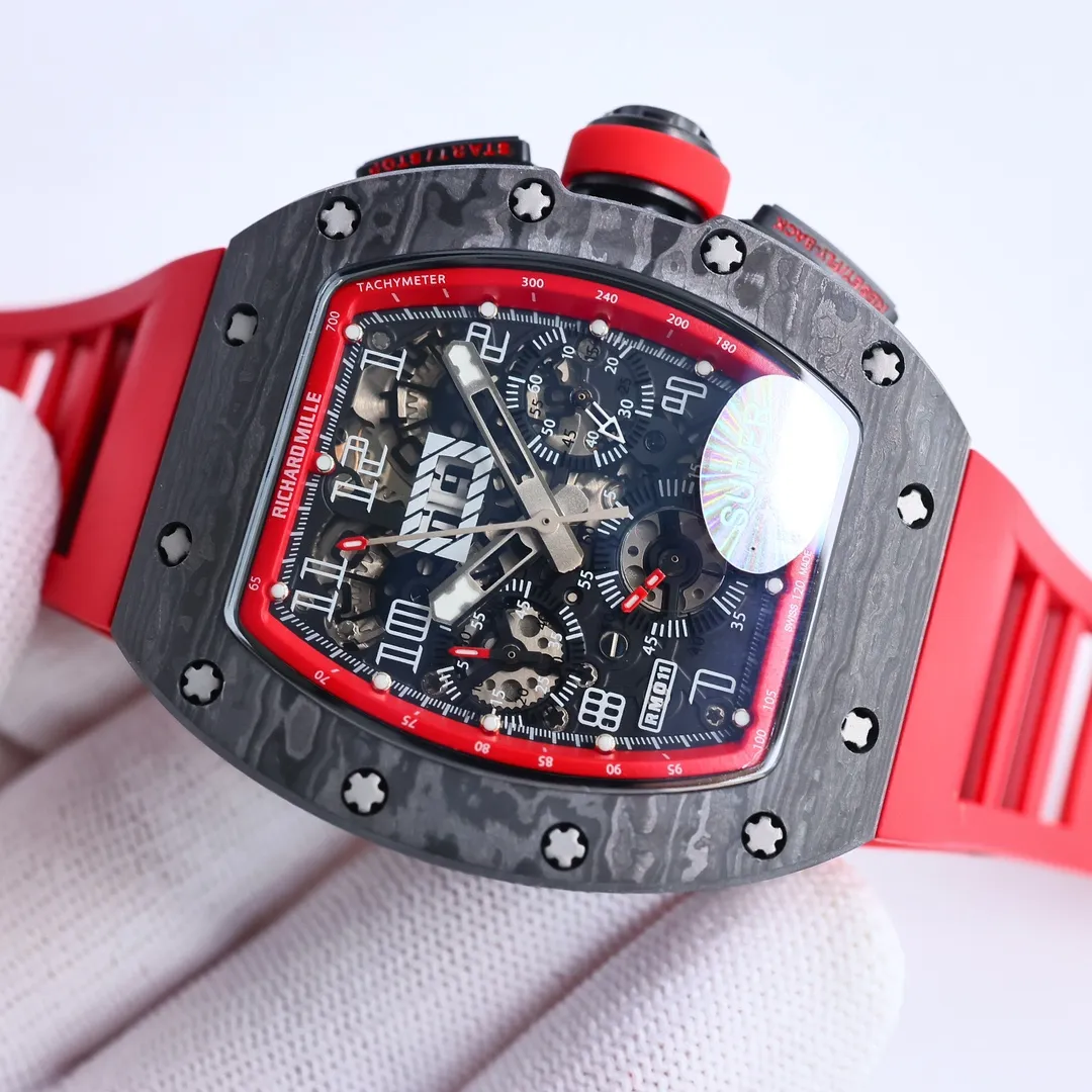 JB Factory Richard Mille RM011-FM Red Chronograph Super Clone Watch – Premium Replica Richard Mille - 图片 4
