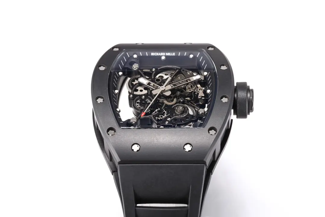 JB Factory Richard Mille RM055 Black Rubber Super Clone Watch – Premium Replica Richard Mille - 图片 6