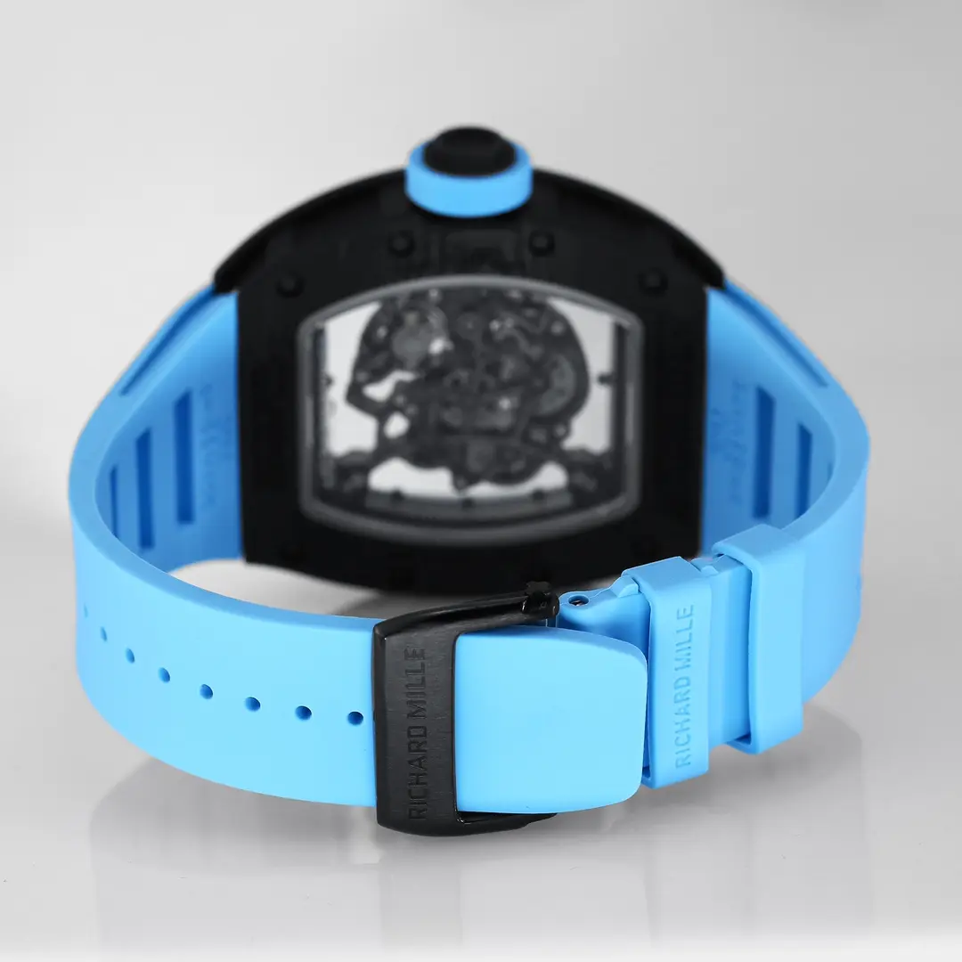 JB Factory Richard Mille RM055 Carbon Fiber Blue Super Clone Luxury Watch - 图片 8