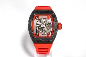 JB Factory Richard Mille RM055 NTPT Carbon Red Strap – Premium Super Clone Watch